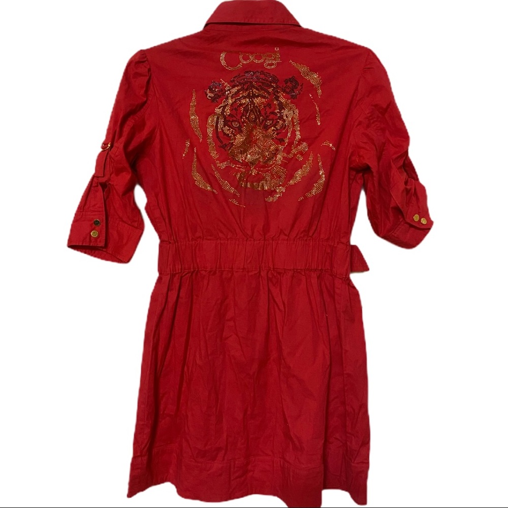 COOGI | Rhinestone Vintage Tiger Dress